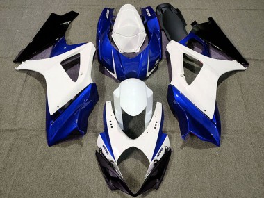 Carenados Moto Suzuki GSXR 1000 2007-2008 - Blanco Azul Negro Fabricantes