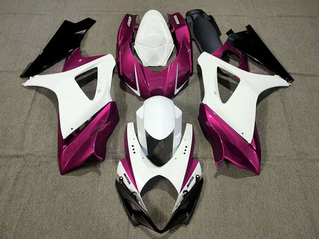 Carenados Moto Suzuki GSXR 1000 2007-2008 - Blanco Rosa Negro Fabricantes