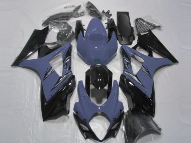 Carenados Moto Suzuki GSXR 1000 2007-2008 - Azul Oscuro Negro Brillante Fabricantes