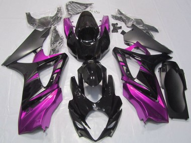 Carenados Moto Suzuki GSXR 1000 2007-2008 - Negro Brillante Rosa Fabricantes