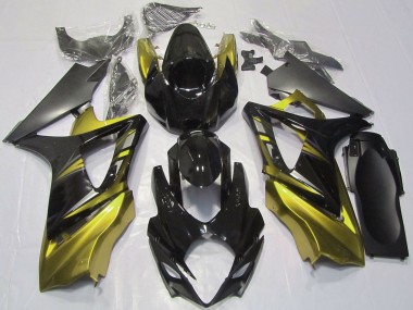 Carenados Moto Suzuki GSXR 1000 2007-2008 - Negro Brillante Amarillo Fabricantes