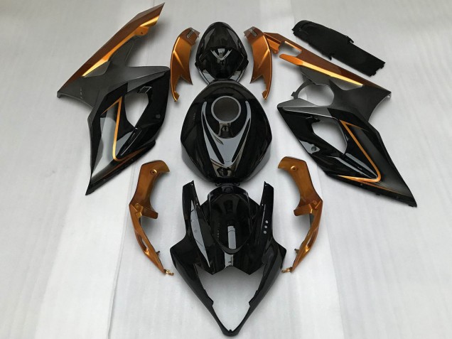 Carenados Moto Suzuki GSXR 1000 2005-2006 - Negro Brillante Bronze Fabricantes
