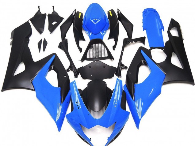 Carenados Moto Suzuki GSXR 1000 2005-2006 - Azul Negro Mate Amarillo Fabricantes