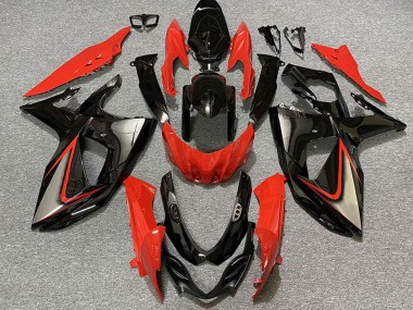 Carenados Moto Suzuki GSXR 1000 2009-2016 - Rojo Negro Fabricantes