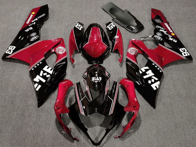 Carenados Moto Suzuki GSXR 1000 2005-2006 - Rojo Negro Brillante Blanco Fabricantes