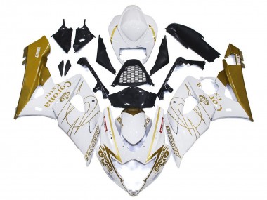 Carenados Moto Suzuki GSXR 1000 2005-2006 - Blanco Oro Corona Fabricantes