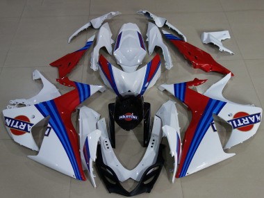Carenados Moto Suzuki GSXR 1000 2009-2016 - Blanco Azul Rojo Martini Fabricantes
