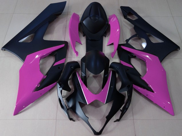 Carenados Moto Suzuki GSXR 1000 2005-2006 - Negro Mate Rosa Fabricantes