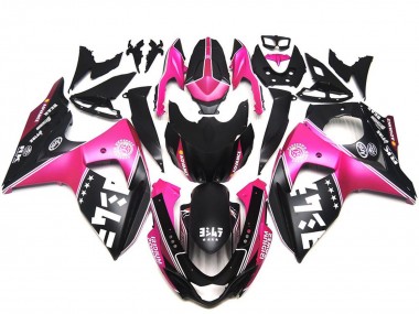 Carenados Moto Suzuki GSXR 1000 2009-2016 - Rosa Negro Fabricantes