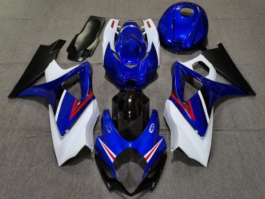 Carenados Moto Suzuki GSXR 1000 2007-2008 - Blanco Azul Rojo Negro OEM Estilo Fabricantes