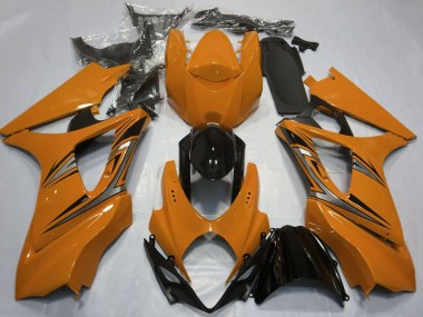 Carenados Moto Suzuki GSXR 1000 2007-2008 - Naranja Negro Brillante OEM Estilo Fabricantes