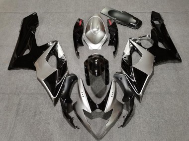 Carenados Moto Suzuki GSXR 1000 2005-2006 - Plata Negro Rojo Fabricantes