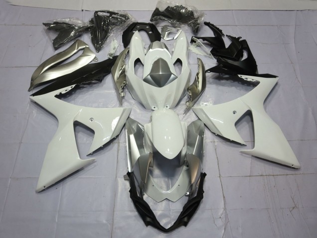 Carenados Moto Suzuki GSXR 1000 2009-2016 - Blanco Plata Fabricantes