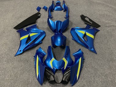 Carenados Moto Suzuki GSXR 1000 2017-2024 - Azul Amarillo Estilo Fabricantes