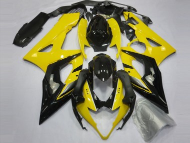 Carenados Moto Suzuki GSXR 1000 2005-2006 - Amarillo Negro Brillante Fabricantes
