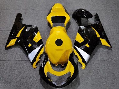 Carenados Moto Suzuki GSXR 600 / GSXR 750 2001-2003 - Amarillo Blanco Negro Brillante Fabricantes