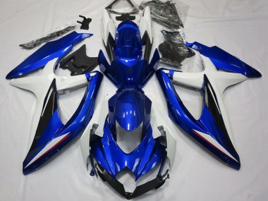 Carenados Moto Suzuki GSXR 600 / GSXR 750 2008-2010 - Blanco Azul Negro Fabricantes