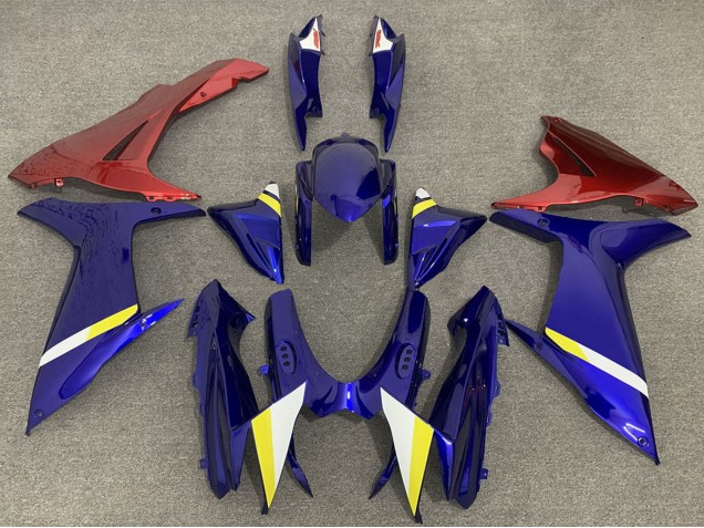 Carenados Moto Suzuki GSXR 600 / GSXR 750 2011-2024 - Azul Rojo Lowers Fabricantes