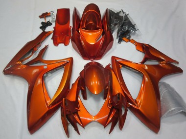 Carenados Moto Suzuki GSXR 600 / GSXR 750 2006-2007 - Burnt Naranja Fabricantes