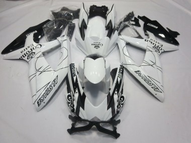Carenados Moto Suzuki GSXR 600 / GSXR 750 2008-2010 - Blanco Negro Alstare Corona Motul Fabricantes