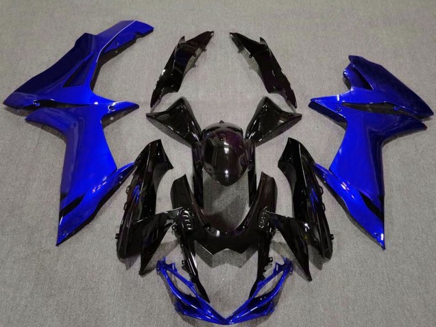 Carenado Moto Suzuki GSXR 600 / GSXR 750 2011-2024 - Azul Negro Brillante Fabricantes