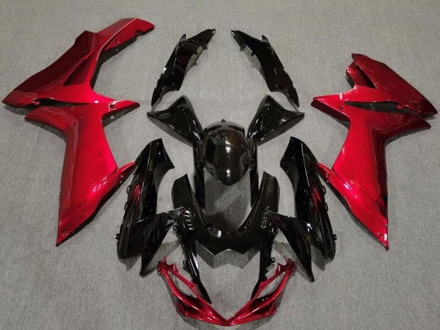 Carenados Moto Suzuki GSXR 600 / GSXR 750 2011-2024 - Rojo Negro Brillante Fabricantes