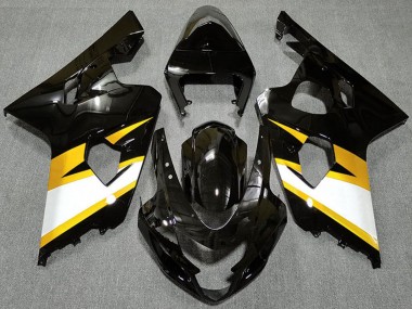 Carenados Moto Suzuki GSXR 600 / GSXR 750 2004-2005 - Negro Brillante Amarillo Blanco Fabricantes