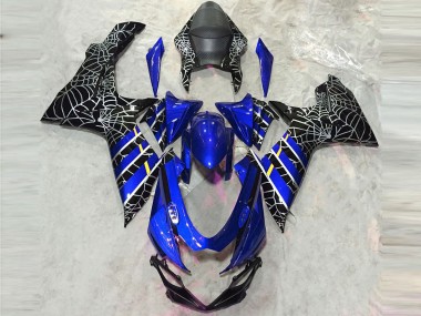 Carenados Moto Suzuki GSXR 600 / GSXR 750 2011-2024 - Azul Negro Spider Fabricantes