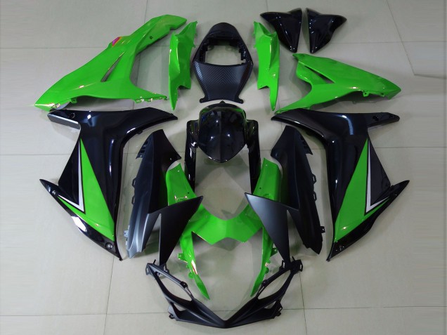Carenados Moto Suzuki GSXR 600 / GSXR 750 2011-2024 - Verde Negro Brillante Negro Mate Fabricantes