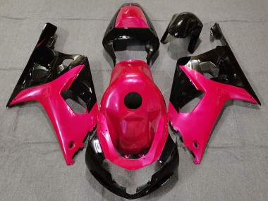 Carenados Moto Suzuki GSXR 600 / GSXR 750 2001-2003 - Rosa Negro Brillante Fabricantes