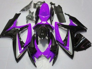 Carenados Moto Suzuki GSXR 600 / GSXR 750 2006-2007 - Púrpura Negro Brillante Fabricantes
