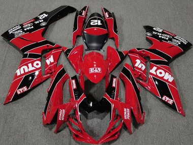 Carenados Moto Suzuki GSXR 600 / GSXR 750 2011-2024 - Rojo Negro Motul Fabricantes