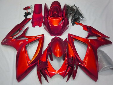 Carenados Moto Suzuki GSXR 600 / GSXR 750 2006-2007 - Rojo Brillante Plain Fabricantes