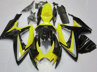 Carenados Moto Suzuki GSXR 600 / GSXR 750 2006-2007 - Amarillo Negro Brillante Fabricantes