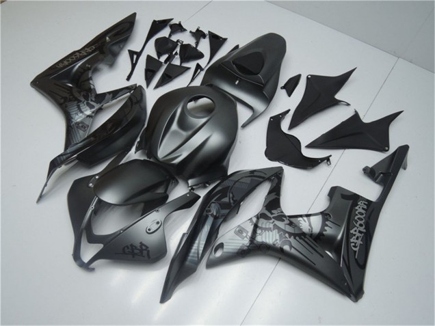 Carenados Moto Honda CBR600RR 2007-2008 - Negro Mate Graffiti Fabricantes
