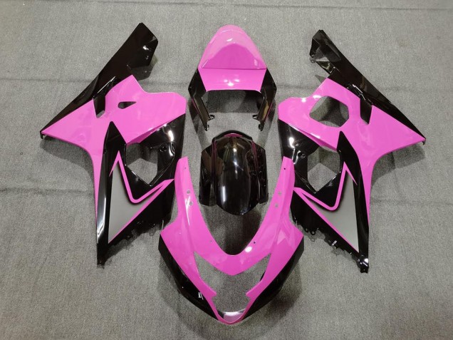 Carenados Moto Suzuki GSXR 600 / GSXR 750 2004-2005 - Rosa Negro Brillante Fabricantes
