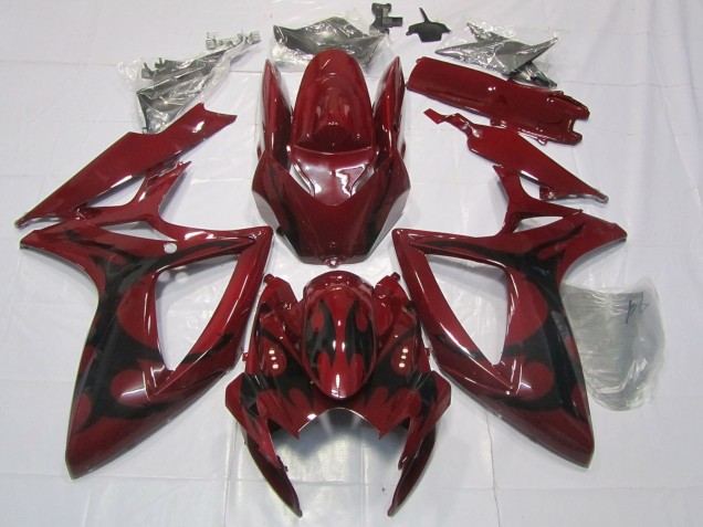 Carenados Moto Suzuki GSXR 600 / GSXR 750 2006-2007 - Rojo Granate Fabricantes