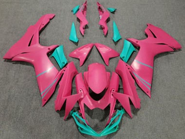 Carenados Moto Suzuki GSXR 600 / GSXR 750 2011-2024 - Rosa Azul Verdoso Fabricantes