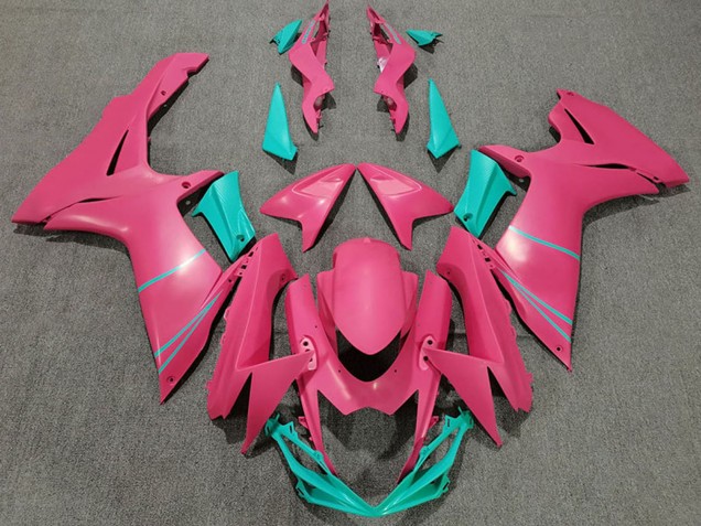 Carenados Moto Suzuki GSXR 600 / GSXR 750 2011-2024 - Rosa Azul Verdoso Fabricantes