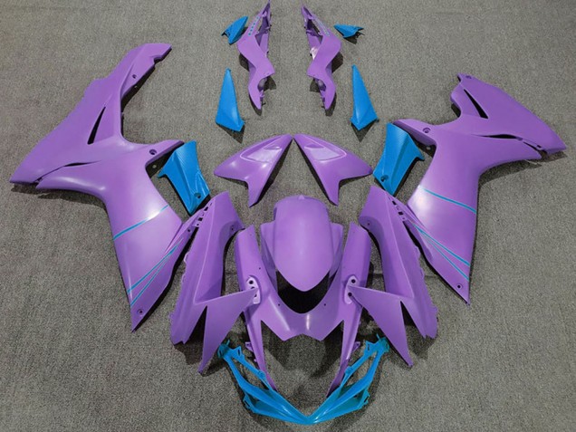 Carenados Moto Suzuki GSXR 600 / GSXR 750 2011-2024 - Púrpura Azul Claro Fabricantes