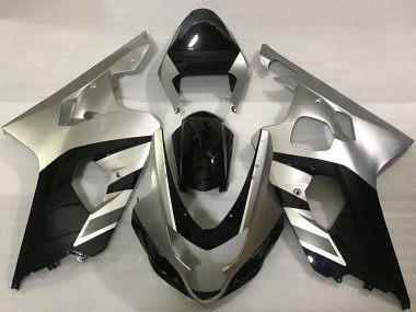 Carenados Moto Suzuki GSXR 600 / GSXR 750 2004-2005 - Plata Negro Fabricantes