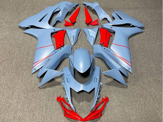 Carenados Moto Suzuki GSXR 600 / GSXR 750 2011-2024 - Azul Mate Cielo Rojo Fabricantes