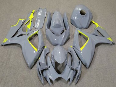 Carenados Moto Suzuki GSXR 600 / GSXR 750 2006-2007 - Nardo Gris Alta Visibilidad Amarillo Fabricantes