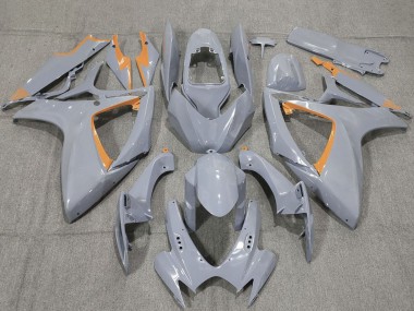 Carenados Moto Suzuki GSXR 600 / GSXR 750 2006-2007 - Nardo Gris Naranja Fabricantes