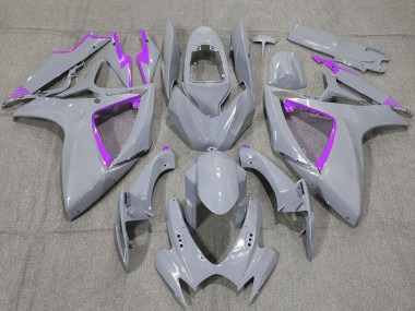 Carenados Moto Suzuki GSXR 600 / GSXR 750 2006-2007 - Nardo Gris Púrpura Fabricantes