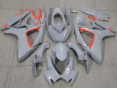 Carenados Moto Suzuki GSXR 600 / GSXR 750 2006-2007 - Nardo Gris Rojo Fabricantes