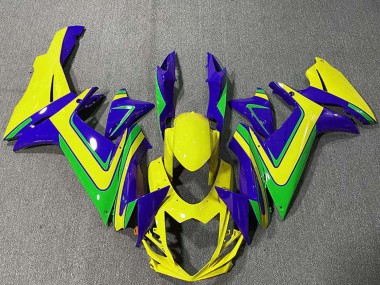 Carenados Moto Suzuki GSXR 600 / GSXR 750 2011-2024 - Azul Amarillo Verde Fabricantes