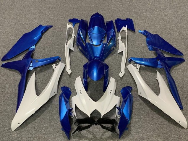 Carenados Moto Suzuki GSXR 600 / GSXR 750 2008-2010 - Blanco Azul Fabricantes