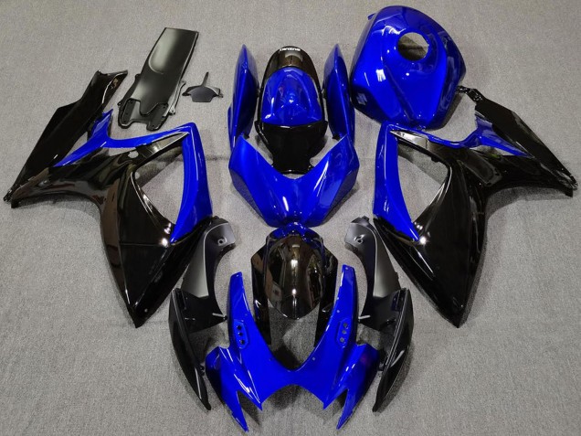 Carenados Moto Suzuki GSXR 600 / GSXR 750 2006-2007 - Azul Negro Brillante Fabricantes