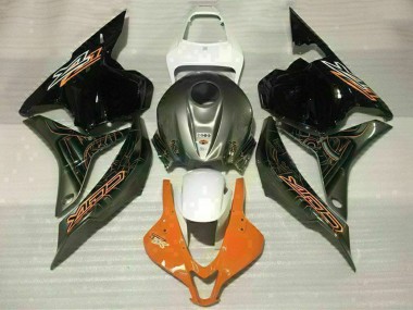 Carenados Moto Honda CBR600RR 2009-2012 - Blanco Naranja Negro Brillante Fabricantes